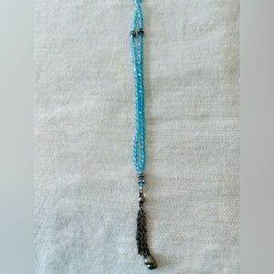 2 Blue Beaded Tassel hand Tasbeh - Women Jewelry